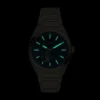 Montre Everett automatique en acier inoxydable bicolore