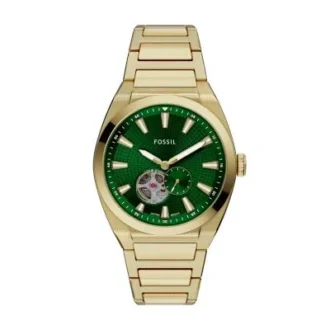 Montre Everett automatique en acier inoxydable doré