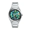 Montre Everett à trois aiguilles et date en acier inoxydable Montre Everett à trois aiguilles et date en acier inoxydable