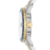 Montre Fossil Blue Dive à trois aiguilles, date et acier inoxydable bicolore Montre Fossil Blue Dive à trois aiguilles, date et acier inoxydable bicolore