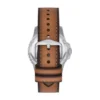 Montre Fossil Blue Dive à trois aiguilles, date et bracelet en cuir LiteHide™ couleur tan Montre Fossil Blue Dive à trois aiguilles, date et bracelet en cuir LiteHide™ couleur tan