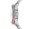 Montre Fossil Blue GMT en acier inoxydable Montre Fossil Blue GMT en acier inoxydable