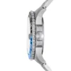 Montre Fossil Blue GMT en acier inoxydable Montre Fossil Blue GMT en acier inoxydable
