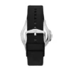 Montre Fossil Blue GMT en silicone noir