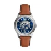 Montre Fossil Heritage automatique en cuir marron Montre Fossil Heritage automatique en cuir marron
