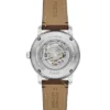 Montre Fossil Heritage automatique en cuir marron Montre Fossil Heritage automatique en cuir marron