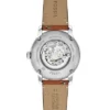 Montre Fossil Heritage automatique en cuir marron Montre Fossil Heritage automatique en cuir marron