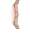 Montre Gilmore à trois aiguilles avec date, couleur or rose et céramique marron Montre Gilmore à trois aiguilles avec date, couleur or rose et céramique marron
