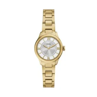 Montre Gilmore à trois aiguilles en acier inoxydable doré