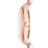 Montre Gilmore à trois aiguilles en acier inoxydable doré rose Montre Gilmore à trois aiguilles en acier inoxydable doré rose