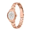 Montre Gilmore à trois aiguilles en acier inoxydable doré rose Montre Gilmore à trois aiguilles en acier inoxydable doré rose