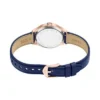 Montre Gilmore à trois aiguilles en cuir bleu marine Montre Gilmore à trois aiguilles en cuir bleu marine