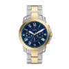 Montre Grant Chronograph en acier inoxydable bicolore