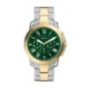 Montre Grant Chronograph en acier inoxydable bicolore Montre Grant Chronograph en acier inoxydable bicolore