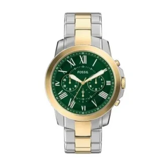 Montre Grant Chronograph en acier inoxydable bicolore