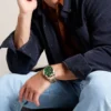Montre Grant Chronograph en acier inoxydable bicolore Montre Grant Chronograph en acier inoxydable bicolore
