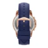 Montre Grant Chronograph en cuir bleu marine Montre Grant Chronograph en cuir bleu marine