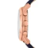 Montre Grant Chronograph en cuir bleu marine Montre Grant Chronograph en cuir bleu marine