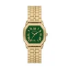 Montre Harlow à trois aiguilles en acier inoxydable doré Montre Harlow à trois aiguilles en acier inoxydable doré