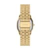 Montre Harlow à trois aiguilles en acier inoxydable doré Montre Harlow à trois aiguilles en acier inoxydable doré