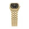 Montre Harlow à trois aiguilles en acier inoxydable doré Montre Harlow à trois aiguilles en acier inoxydable doré