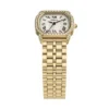 Montre Harlow à trois aiguilles en acier inoxydable doré Montre Harlow à trois aiguilles en acier inoxydable doré
