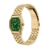 Montre Harlow à trois aiguilles en acier inoxydable doré Montre Harlow à trois aiguilles en acier inoxydable doré