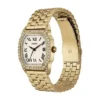Montre Harlow à trois aiguilles en acier inoxydable doré Montre Harlow à trois aiguilles en acier inoxydable doré