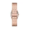 Montre Harlow à trois aiguilles en acier inoxydable doré rose Montre Harlow à trois aiguilles en acier inoxydable doré rose