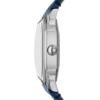 Montre Harlow à trois aiguilles en cuir croco bleu marine Montre Harlow à trois aiguilles en cuir croco bleu marine