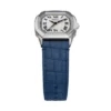Montre Harlow à trois aiguilles en cuir croco bleu marine Montre Harlow à trois aiguilles en cuir croco bleu marine
