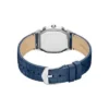 Montre Harlow à trois aiguilles en cuir croco bleu marine Montre Harlow à trois aiguilles en cuir croco bleu marine