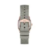 Montre Harlow à trois aiguilles en cuir croco gris Montre Harlow à trois aiguilles en cuir croco gris