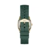 Montre Harlow à trois aiguilles en cuir croco vert Montre Harlow à trois aiguilles en cuir croco vert