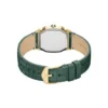Montre Harlow à trois aiguilles en cuir croco vert Montre Harlow à trois aiguilles en cuir croco vert