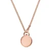 Montre Jacqueline à trois aiguilles en acier inoxydable doré rose avec médaillon Montre Jacqueline à trois aiguilles en acier inoxydable doré rose avec médaillon