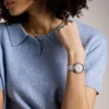 Montre Karli à trois aiguilles argentée Montre Karli à trois aiguilles argentée