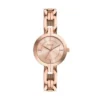 Montre Kerrigan à trois aiguilles en acier inoxydable doré rose