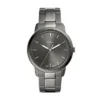 Montre minimaliste à trois aiguilles en acier inoxydable fumé Montre minimaliste à trois aiguilles en acier inoxydable fumé