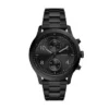 Montre multifonction Bennett en acier inoxydable noir Montre multifonction Bennett en acier inoxydable noir