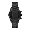 Montre multifonction Bennett en acier inoxydable noir Montre multifonction Bennett en acier inoxydable noir