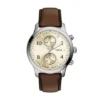 Montre multifonction Bennett en cuir marron Montre multifonction Bennett en cuir marron