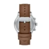 Montre multifonction Bennett en cuir marron