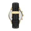 Montre multifonction Bennett en cuir noir