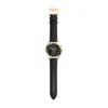 Montre multifonction Bennett en cuir noir