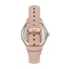 Montre multifonction en cuir rose Rye Montre multifonction en cuir rose Rye