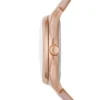 Montre multifonction en cuir rose Rye Montre multifonction en cuir rose Rye