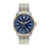 Montre multifonction Garrett en acier inoxydable bicolore Montre multifonction Garrett en acier inoxydable bicolore