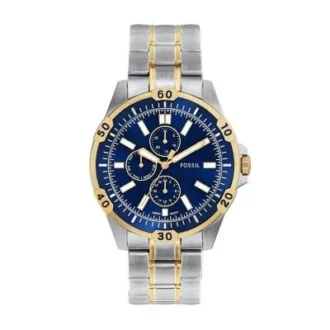 Montre multifonction Garrett en acier inoxydable bicolore