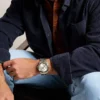 Montre multifonction Garrett en acier inoxydable bicolore Montre multifonction Garrett en acier inoxydable bicolore